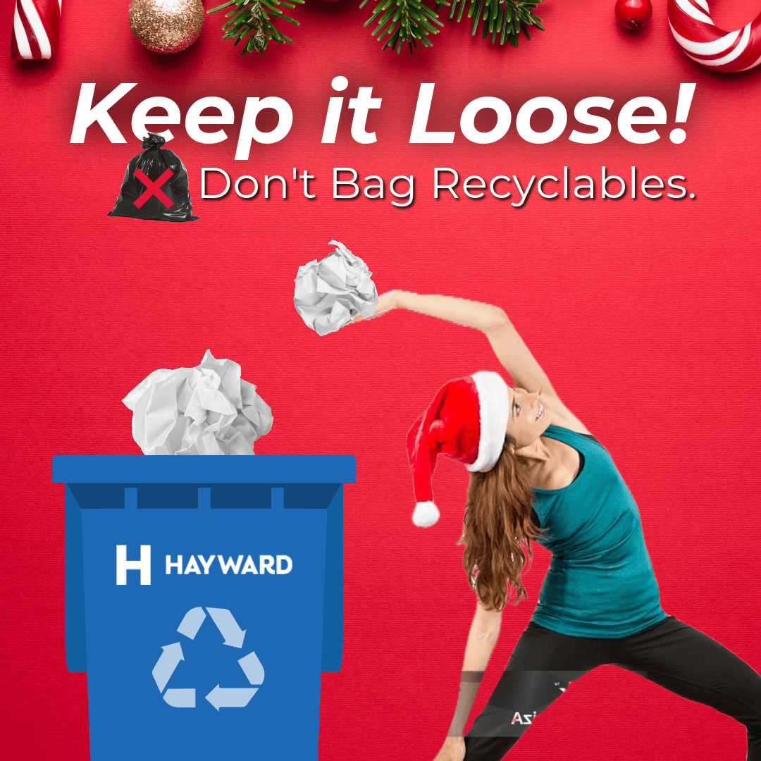 INSTA-Hayward-Keep-It-Loose-3-ELF-stretch ELF THROWING ITEM INTO RECYCLE