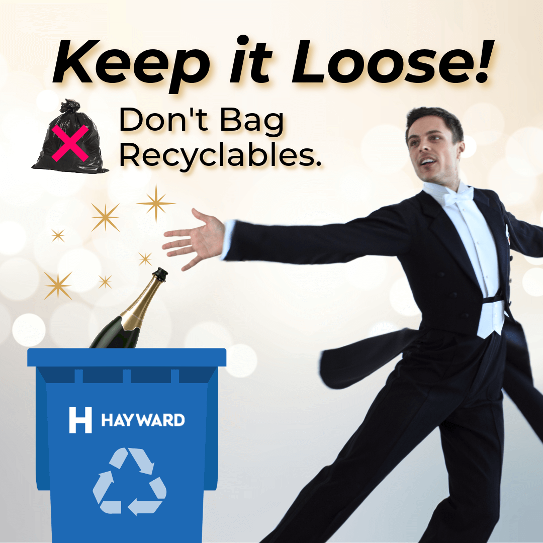 elegant dancing man recycling