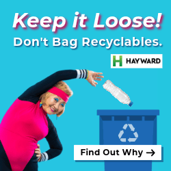 70s exercise lady recycling